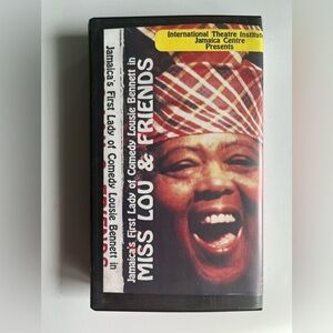 RARE Miss Lou & Friends VHS (1990) Louise Bennett Jamaican Theatre Legend Lloyd